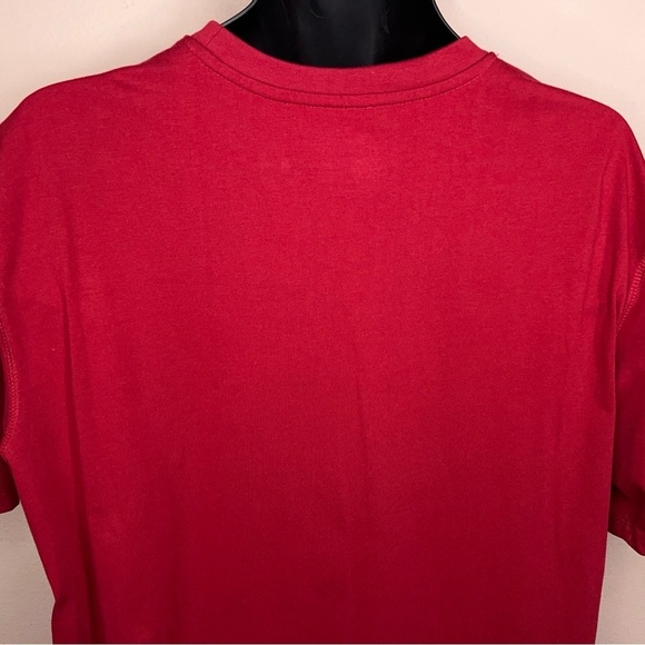 XL Noble Outfitters Red Classic Work Tee Mens Short Sleeve Opaque Heavy Cotton - Picture 12 of 14